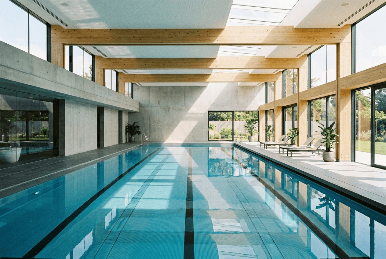 Website for a swimming pool — example
