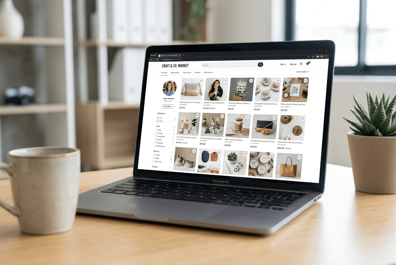 Site para marketplaces — exemplo