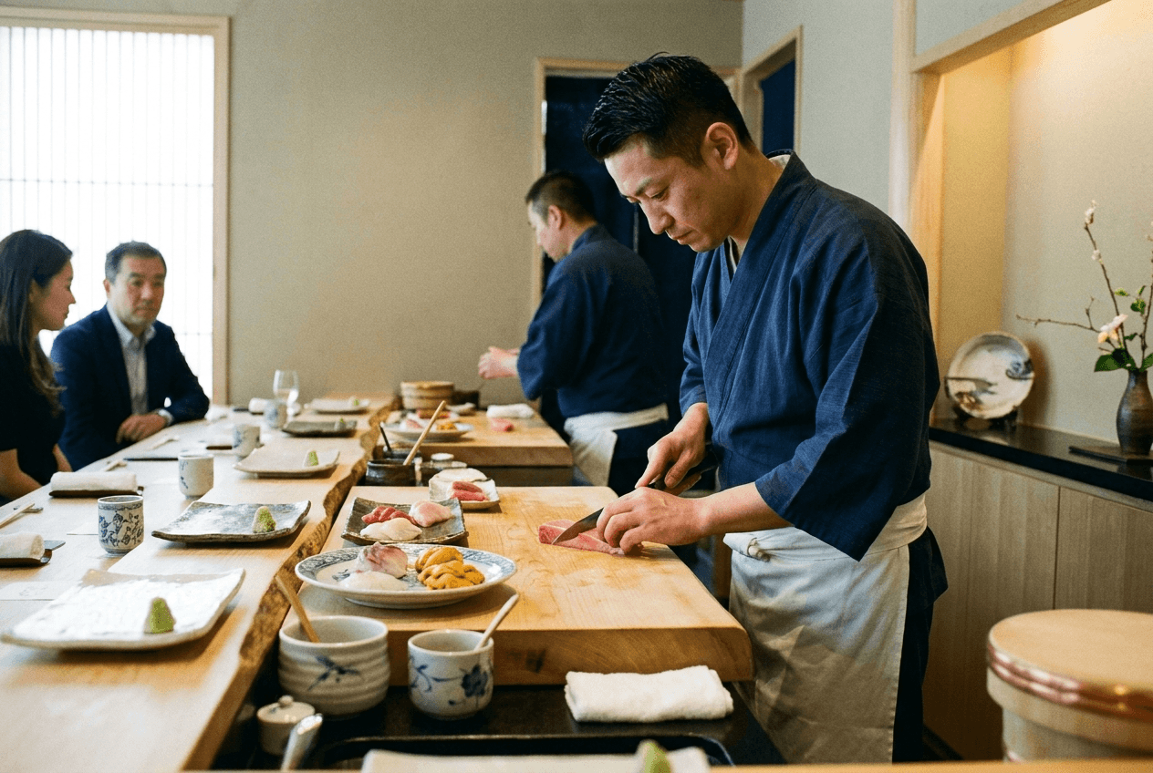 Ιστοσελίδα για sushi bar — παράδειγμα