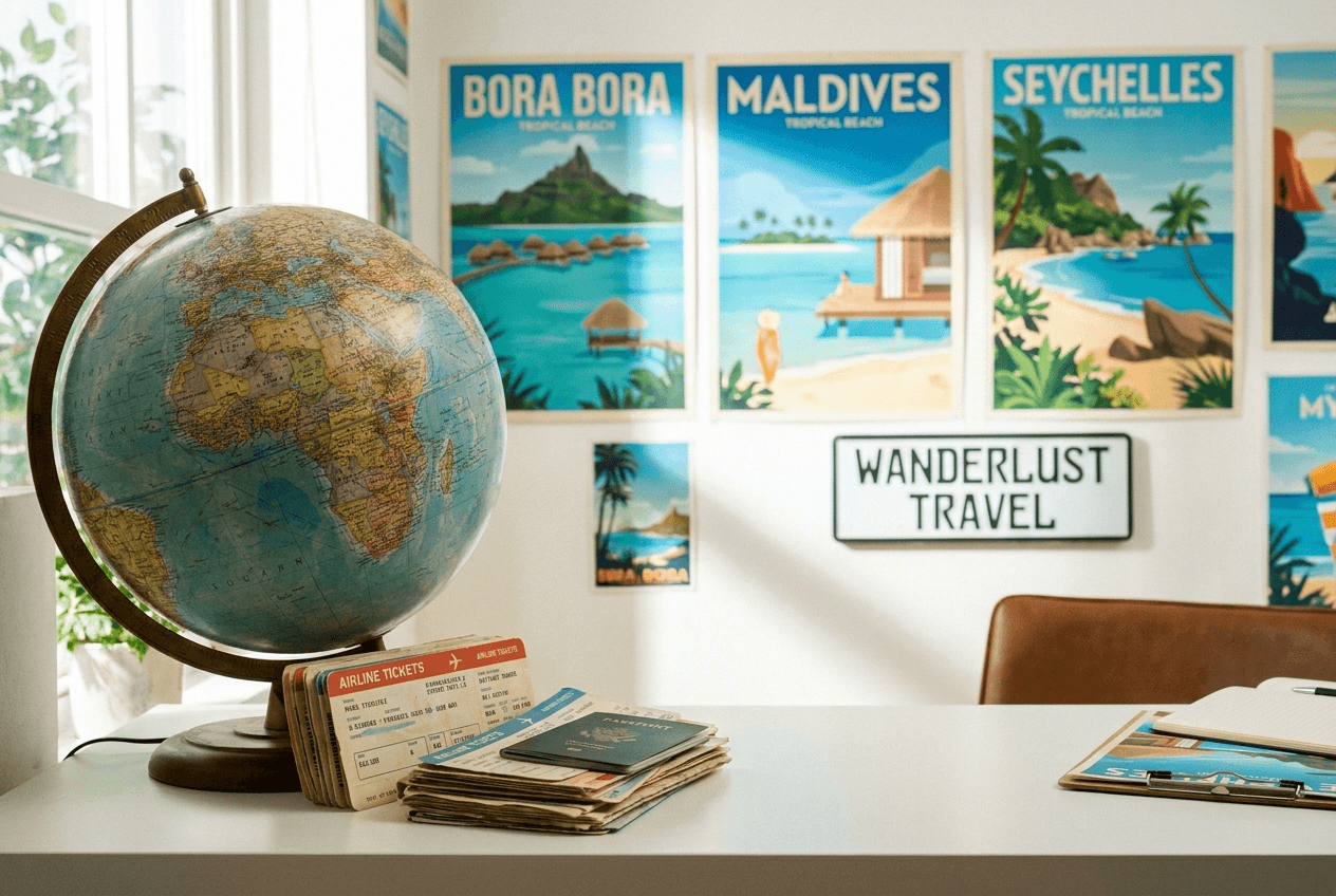 Site para agências de viagens — exemplo